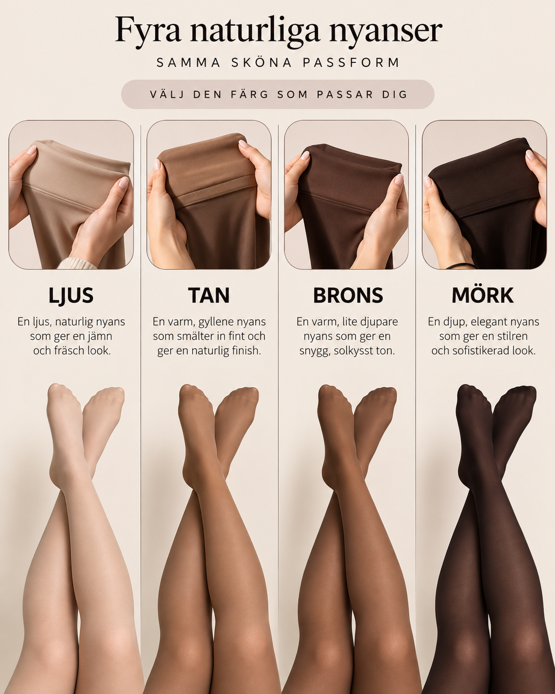 FleeceWear™ – Snygga Leggings, Utan Att Frysa